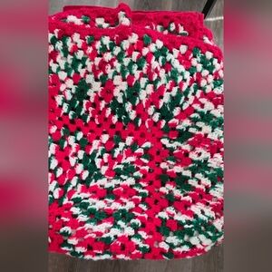 Vintage Colorful Crochet Blanket